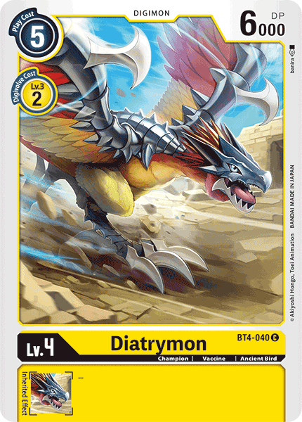 BT4-040C Diatrymon - Volution Cards and Collectables