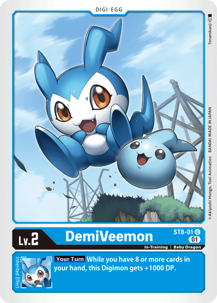 ST8-01UC DemiVeemon - Volution Cards and Collectables