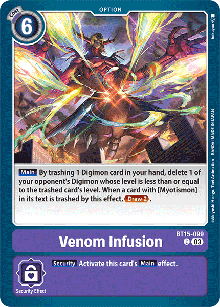 BT15-099C Venom Infusion