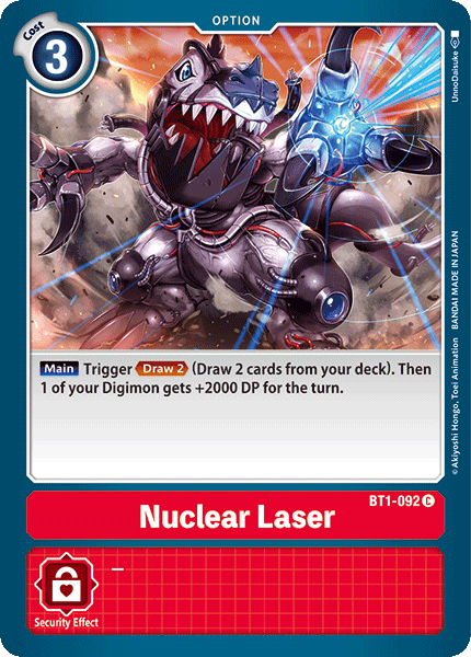 BT1-092C Nuclear Laser - Volution Cards and Collectables