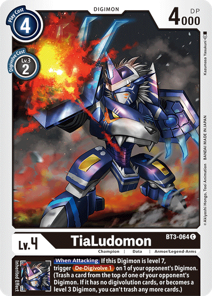 BT3-064C TaiLudomon - Volution Cards and Collectables