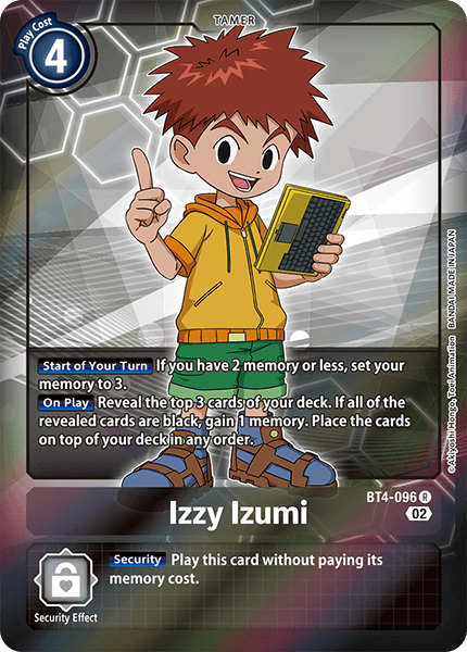 BT4-096R Izzy Izumi (Alternate Art) - Volution Cards and Collectables