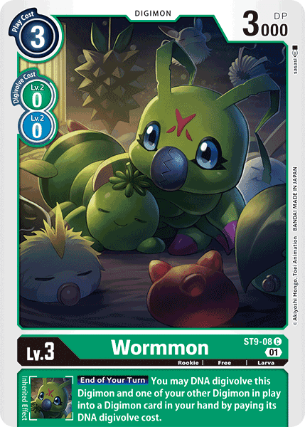 ST9-08C Wormmon - Volution Cards and Collectables