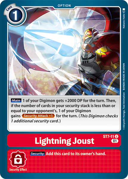 ST7-11UC Lightning Joust - Volution Cards and Collectables