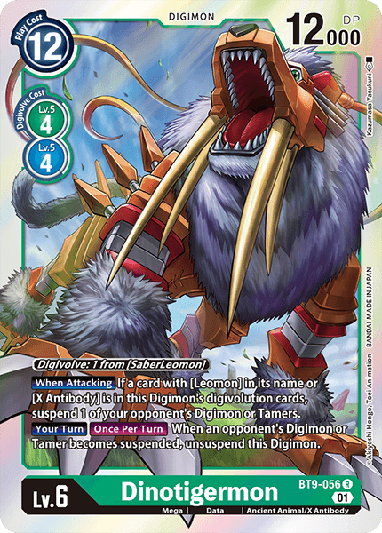 BT9-056R Dinotigermon - Volution Cards and Collectables