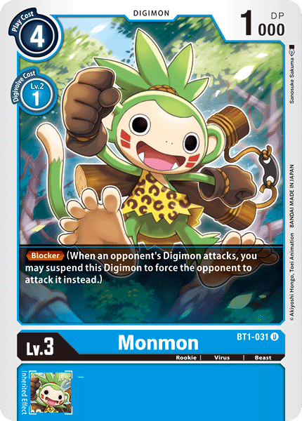 BT1-031C Monmon - Volution Cards and Collectables