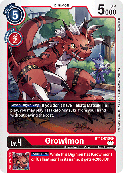 BT12-010C Growlmon