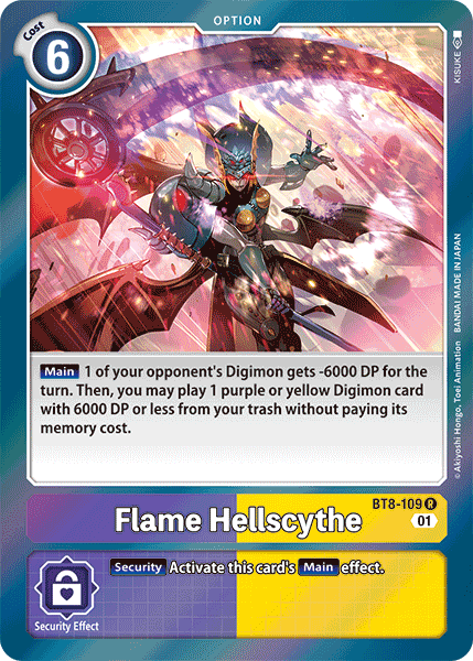 BT8-109R Flame Hellscythe - Volution Cards and Collectables