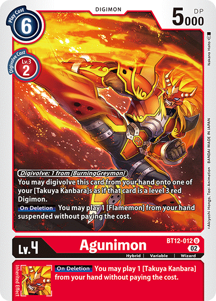 BT12-012UC Agunimon