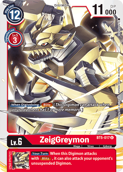 BT5-017UC ZeigGreymon - Volution Cards and Collectables