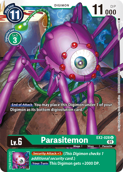 EX2-028UC Parasitemon - Volution Cards and Collectables