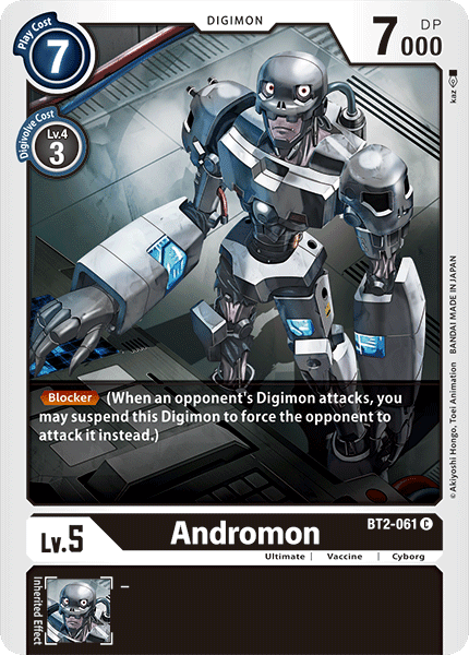 BT2-061C Andromon - Volution Cards and Collectables