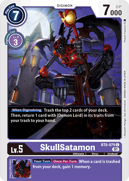 BT8-079C SkullSatamon - Volution Cards and Collectables