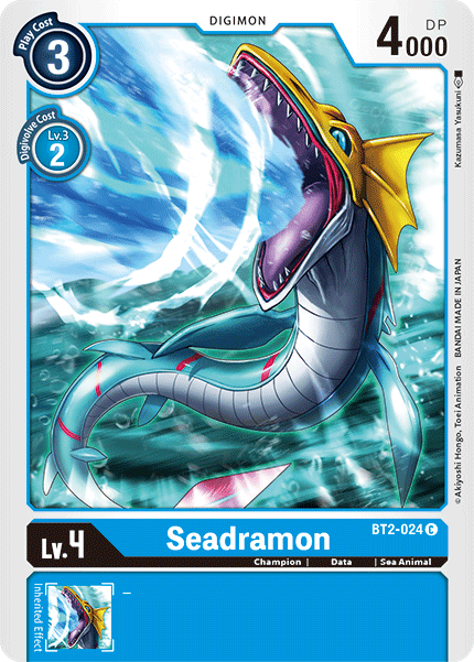 BT2-024C Seadramon - Volution Cards and Collectables