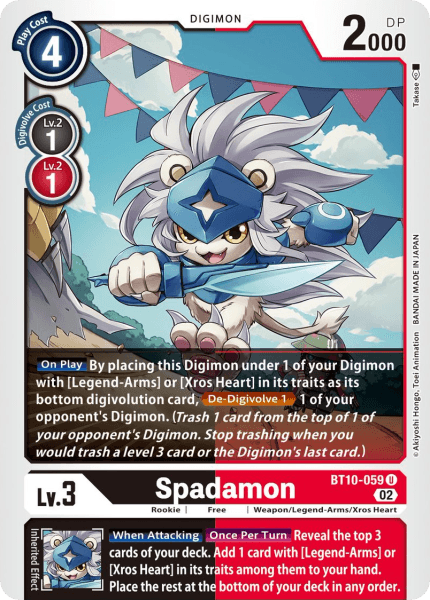 BT10-059UC Spadamon - Volution Cards and Collectables