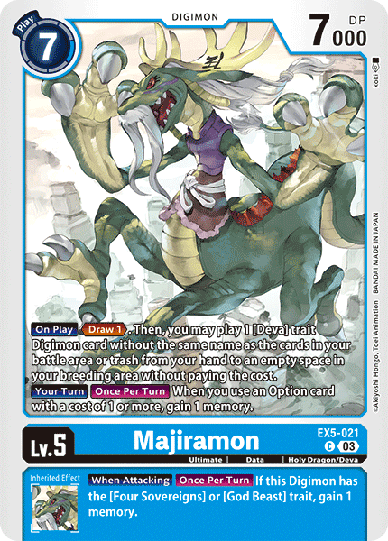 EX5-021C Majiramon