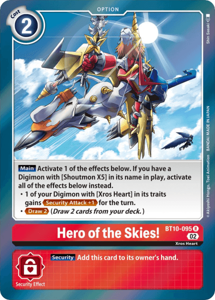 BT10-095R Hero of the Skies! - Volution Cards and Collectables