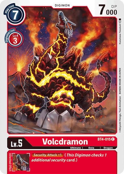 BT4-015C Volcdramon - Volution Cards and Collectables