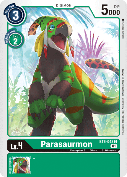 BT6-048C Parasurmon - Volution Cards and Collectables