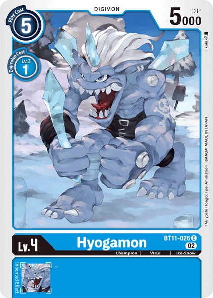 BT11-026C Hyogamon (Foil) - Volution Cards and Collectables