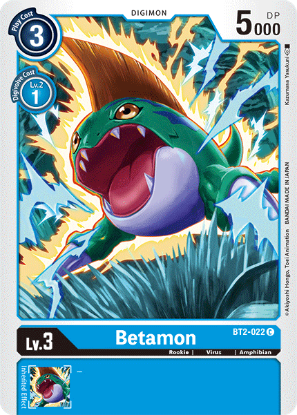 BT2-022C Betamon - Volution Cards and Collectables