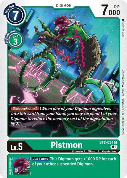 BT8-054C Pistmon - Volution Cards and Collectables