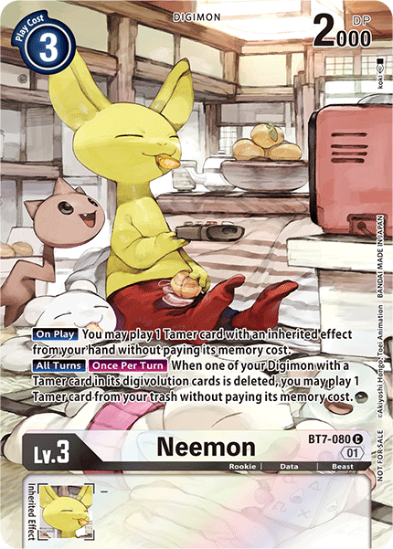 BT7-080C Neemon (Alternate Art) [2nd Anniversary Set]