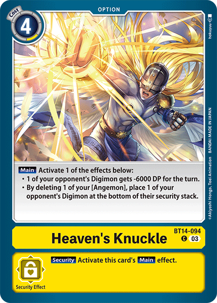 BT14-094C Heaven's Knuckle