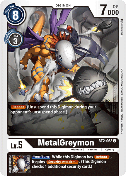 BT2-063C MetalGreymon - Volution Cards and Collectables