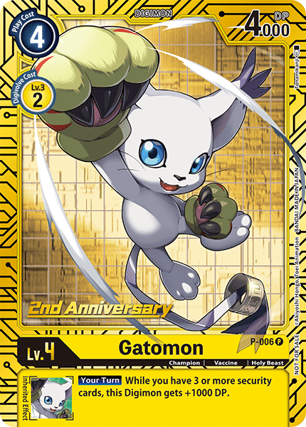 P-006 Gatomon (Alternate Art) [2nd Anniversary Set]