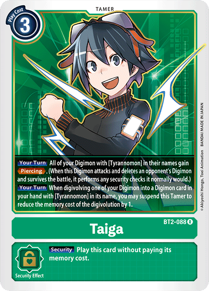 BT2-088R Taiga - Volution Cards and Collectables