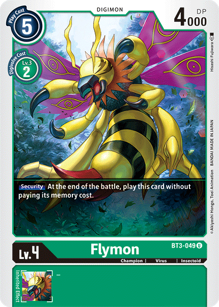 BT3-049UC Flymon - Volution Cards and Collectables