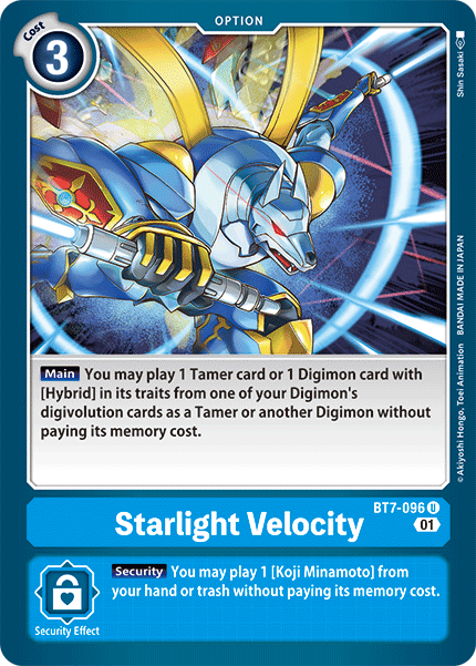 BT7-096UC Starlight Velocity - Volution Cards and Collectables