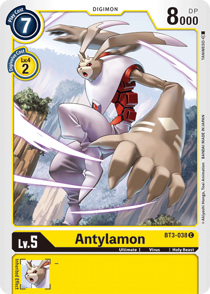 BT3-038C Antylamon - Volution Cards and Collectables