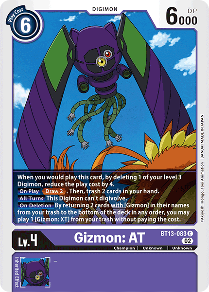 BT13-083C Gizmon: AT