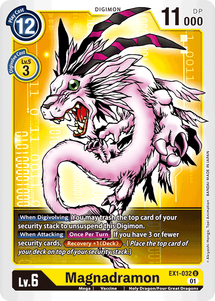 EX1-032UC Megnadramon - Volution Cards and Collectables