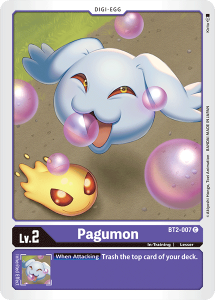 BT2-007C Pagumon - Volution Cards and Collectables