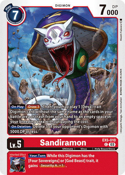 EX5-010C Sandiramon