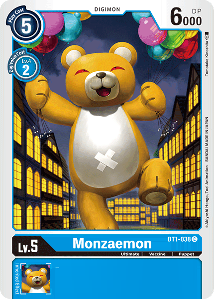 BT1-038C Monzaemon - Volution Cards and Collectables