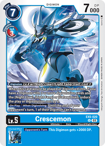 EX5-020UC Crescemon