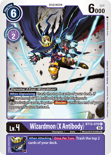 BT12-078C Wizardmon (X Antibody)