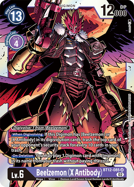 BT12-085SR Beelzemon (X Antibody)