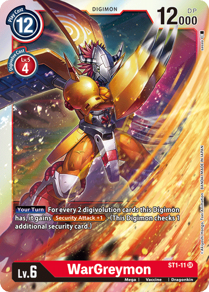 ST1-11SR WarGreymon - Volution Cards and Collectables