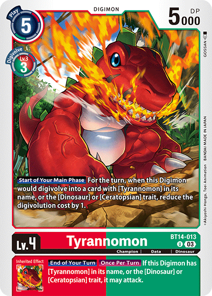 BT14-013UC Tyrannomon