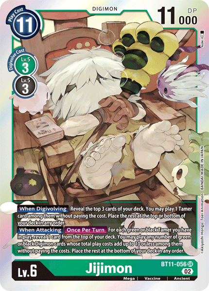 BT11-056SR Jijimon - Volution Cards and Collectables