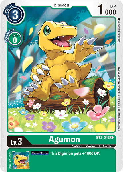 BT2-043C Agumon - Volution Cards and Collectables