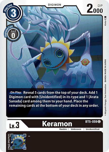 BT5-059C Keramon - Volution Cards and Collectables