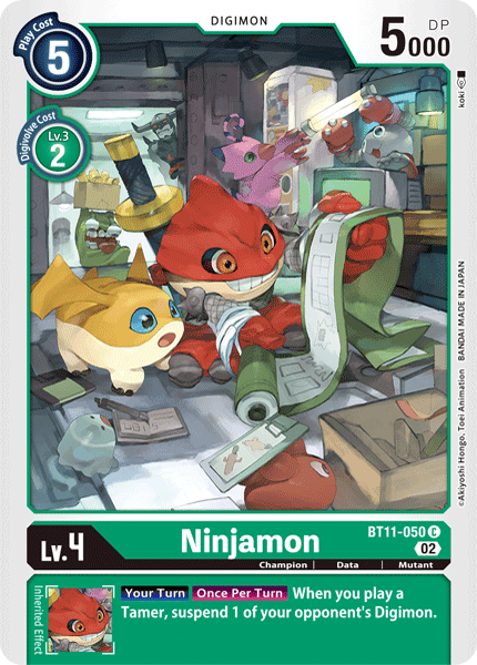 BT11-050C Ninjamon (Foil) - Volution Cards and Collectables