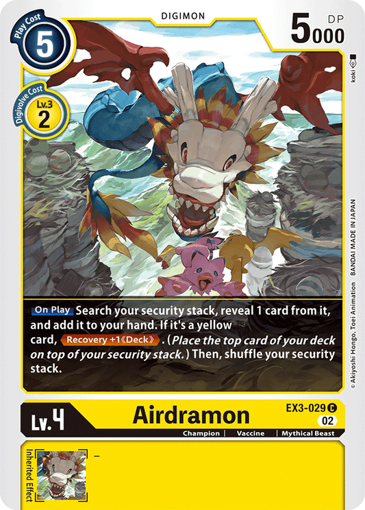 EX3-029C Airdramon - Volution Cards and Collectables