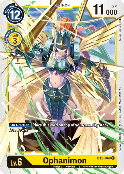 BT2-040R Ophanimon - Volution Cards and Collectables